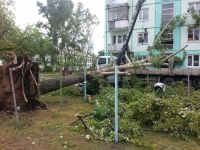 Субботний шторм стал причиной отключения электрооборудования на объектах МУП ТС