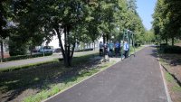 Реконструкция бульвара "Комсомольский" выполнена почти на 85%