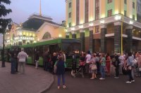 Эвакуированные жители Ачинского района прибывают в Красноярск