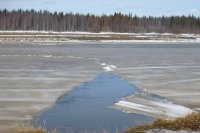 На реке Кан – значительная подвижка льда