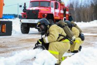 На Красноярской ГРЭС-2 прошли гарнизонные учения пожарных