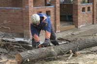 На устранение последствий урагана «РадонежСтрой» затратил более полумиллиона рублей собственных средств
