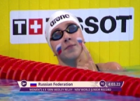 Арина Опенышева стала героиней соревнований пловцов на Европейских играх в Баку