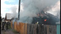 Два дачных участка пострадали в пожаре