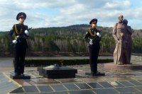 У обелиска «Воинам Великой Отечественной войны» прошел торжественный митинг