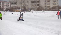 Зимний сезон гонок в Зеленогорске завершали картингисты