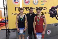 Андрей Денисов – победитель первенства Сибири по греко-римской борьбе среди юношей до 18 лет