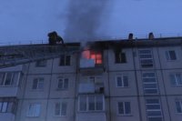 Шесть человек спасено во время пожара в квартире дома Мира, 18а