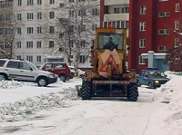 На уборку улиц КБУ вывел около 2/3 парка снегоуборочной техники