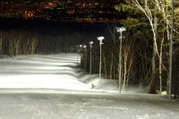Лыжная трасса освещается теперь с 17 до 21 часа