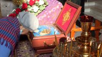 В храме Серафима Саровского размещён ковчег с ризой Пресвятой Богородицы