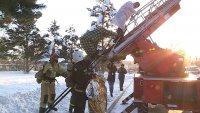 Зеленогорские спасатели провели показательную пожарно-спасательную операцию в медучреждении