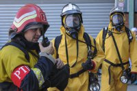 На ЭХЗ отрабатывают навыки взаимодействия служб в борьбе с пожарами