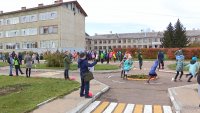 В школе №163 появился городок для обучения детей правилам дорожного движения