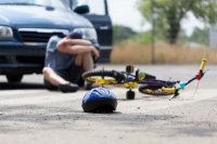 В Бородино на пешеходном переходе сбили 9-летнего велосипедиста