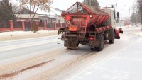 Комбинат благоустройства работает в усиленном режиме в период гололедицы и снегопадов