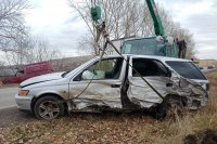 Два человека пострадали во время ДТП на автодороге Заозерный-Бородино