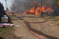 Зеленогорское СУФПС-19 оказывает помощь в тушении пожаров в Канске