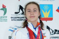 Арина Опенышева выступает в составе сборной на чемпионате мира по плаванию