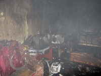 Сегодня ночью в жилом доме Парковая, 9 произошёл пожар