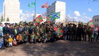 Митинг в честь Дня пограничника прошел в сквере возле центра &quot;Витязь&quot;