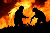 Два пожара потушили спасатели в ходе слета «Цитадель-2016»