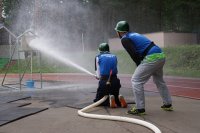 Добровольные пожарные дружины борются за кубок