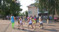 Центр культуры п. Октябрьского проводит дворовые праздники на выигранный в конкурсе грант