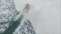 КГРЭС-2 запланированный объём работ по расколу льда на реке Кан выполнит в срок