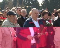 Сегодня на аллее дружбы состоялся митинг, посвященный катастрофе на Чернобыльской АЭС