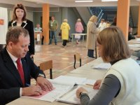 В Зеленогорске с первых минут открытия избирательных участков серьёзный наплыв избирателей