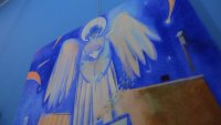 Открытое пространство библиотеки Маяковского стало обителью ангелов