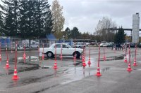 А теперь – змейка! Водители Красноярской ГРЭС-2 подтвердили свое мастерство на ярких соревнованиях
