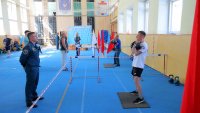 Во Дворце спорта «Факел» прошли ежегодные соревнования по гиревому спорту среди пожарных частей
