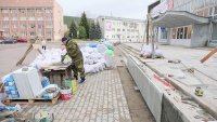 Крыльцо Дворца культуры