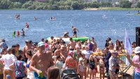 В воскресенье на детском пляже прошёл праздник Ивана Купала